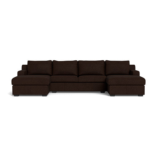 Lodge Leather Slouch With Daybed (89818)