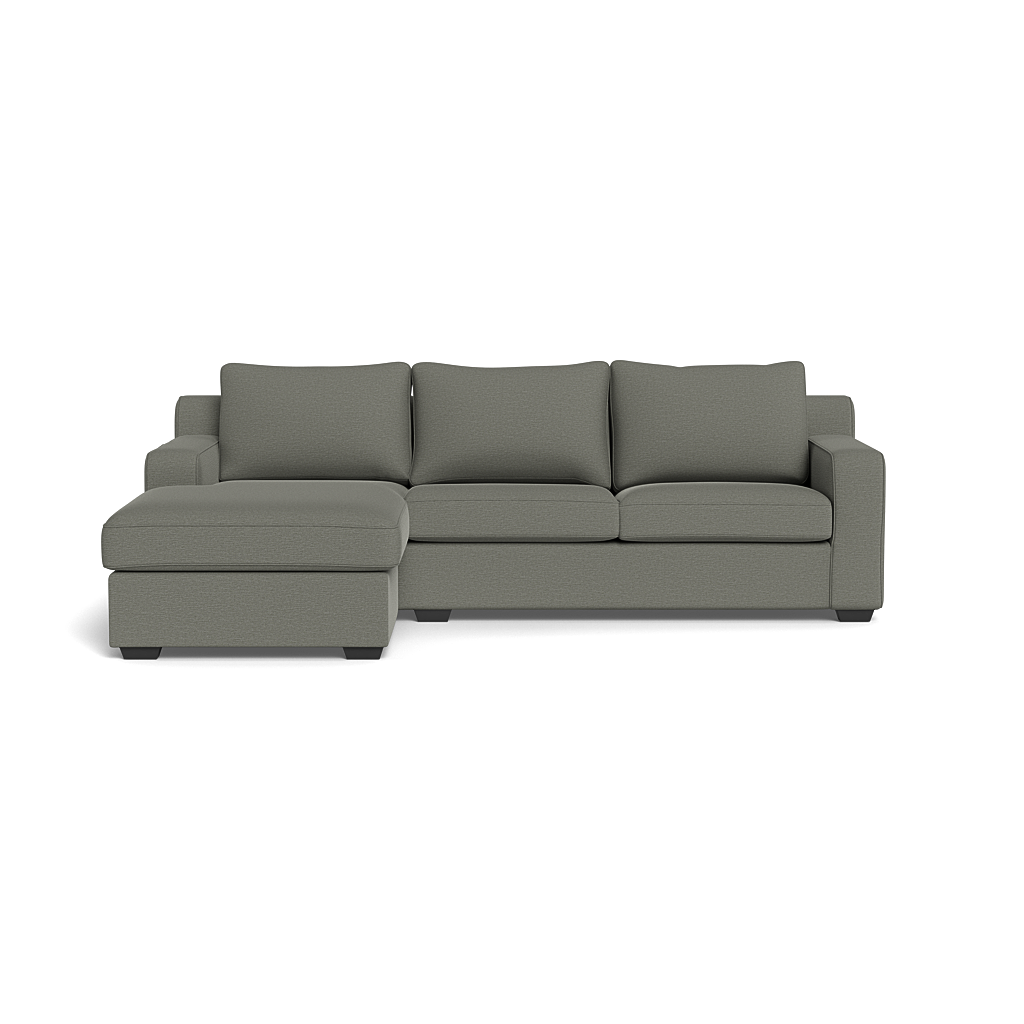 Lodge Fully Upholstered Slouch Left (91189)