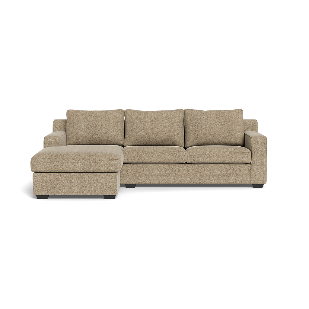 Lodge Fully Upholstered Slouch Left (91195)