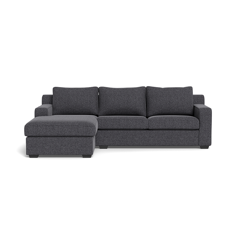 Lodge Fully Upholstered Slouch Left (91193)