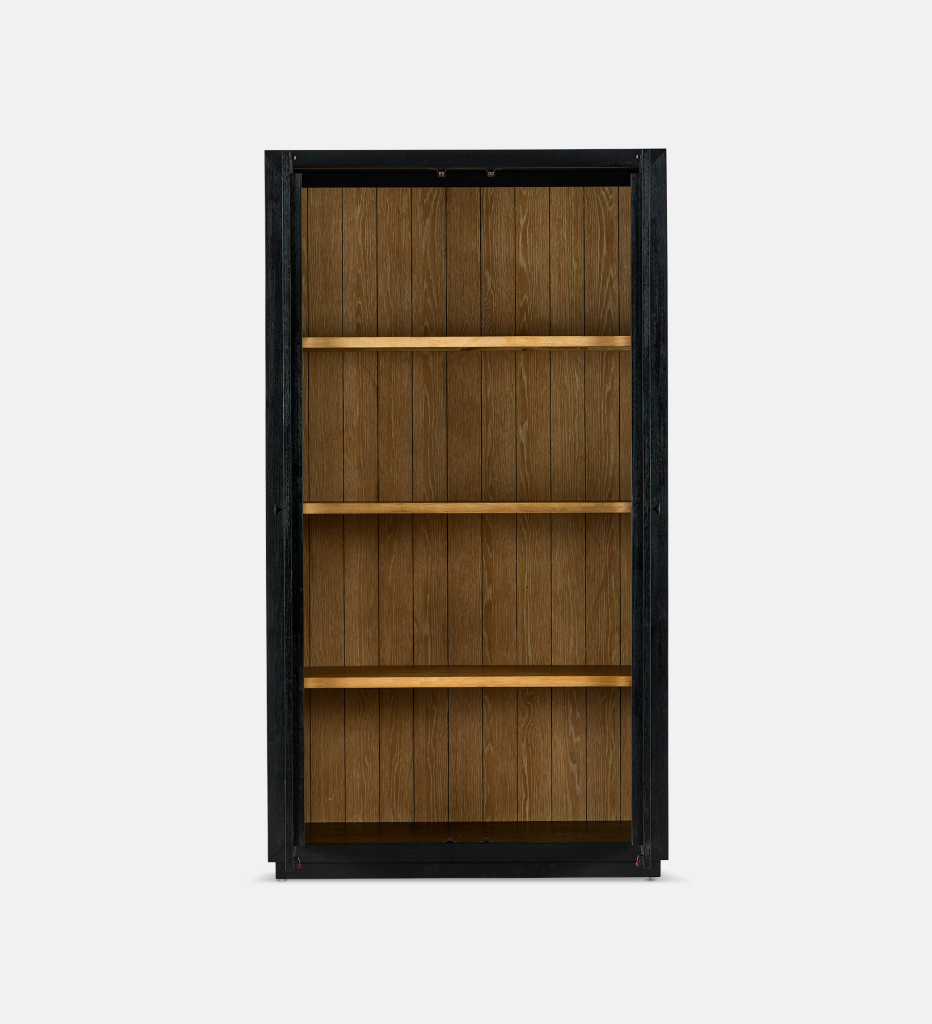 Laurel Cabinet 4 Shelf - Black (94977)