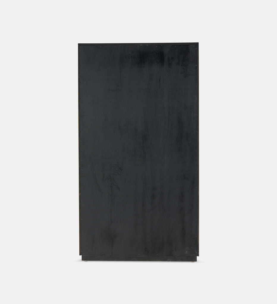 Laurel Cabinet 4 Shelf - Black (94982)