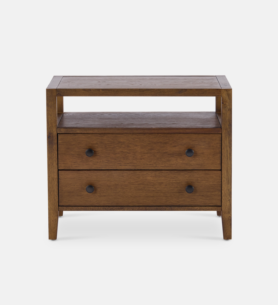 Laurel Pedestal 2 Drawer - Chocolate (95938)