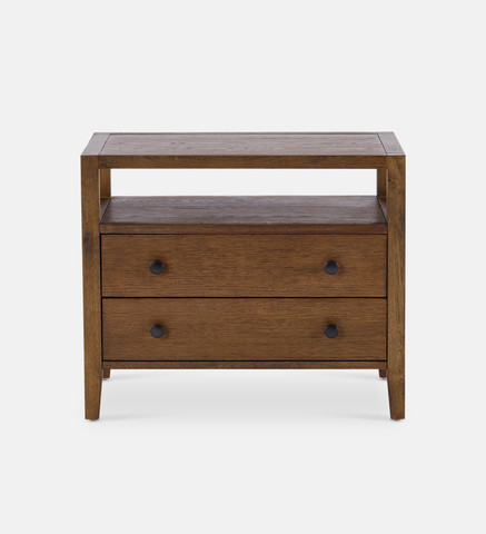 Laurel Pedestal 2 Drawer - Chocolate (95938)
