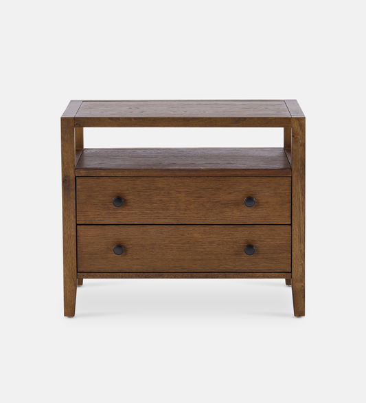 Laurel Pedestal 2 Drawer - Chocolate (95938)