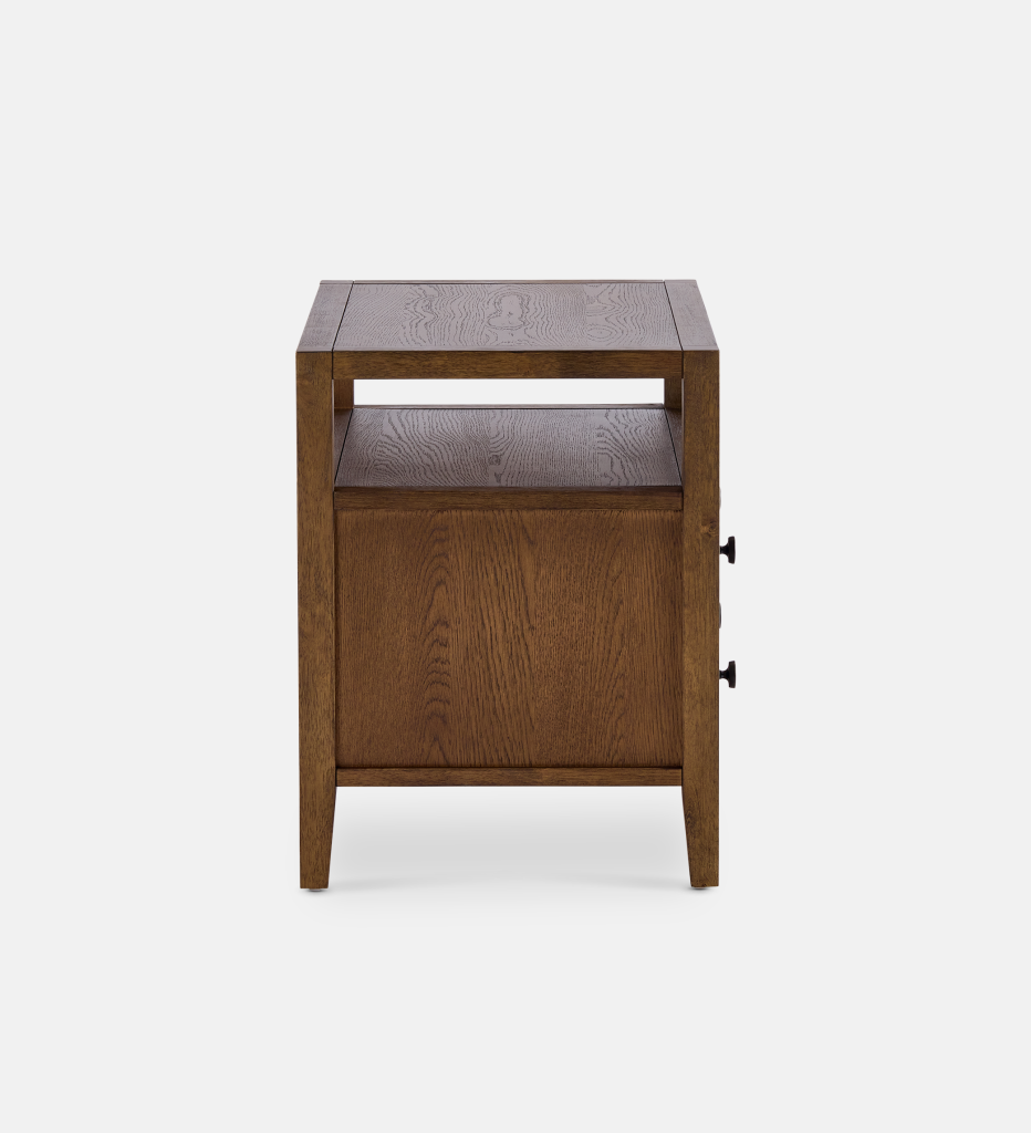 Laurel Pedestal 2 Drawer - Chocolate (95936)