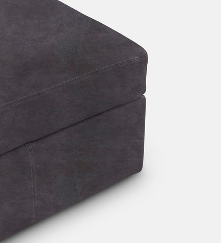 Lodge Leather Square Ottoman (89867)