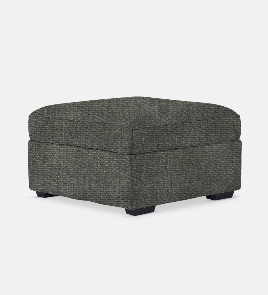 Lodge Fully Upholstered Square Ottoman (67901)