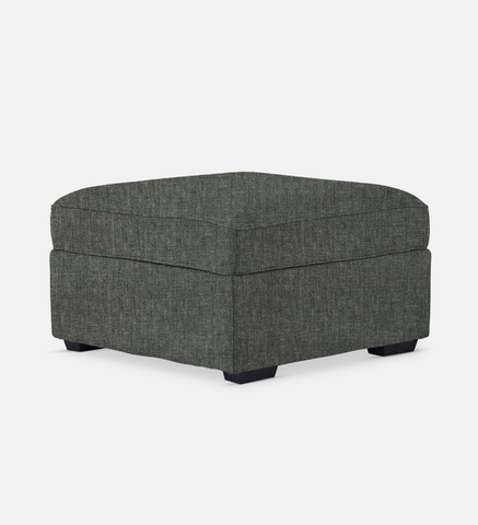 Lodge Fully Upholstered Square Ottoman (67901)