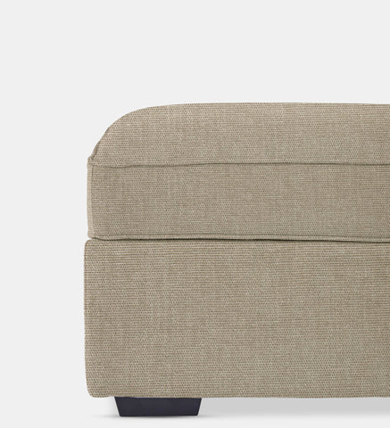 Lodge Fully Upholstered Square Ottoman (69635)