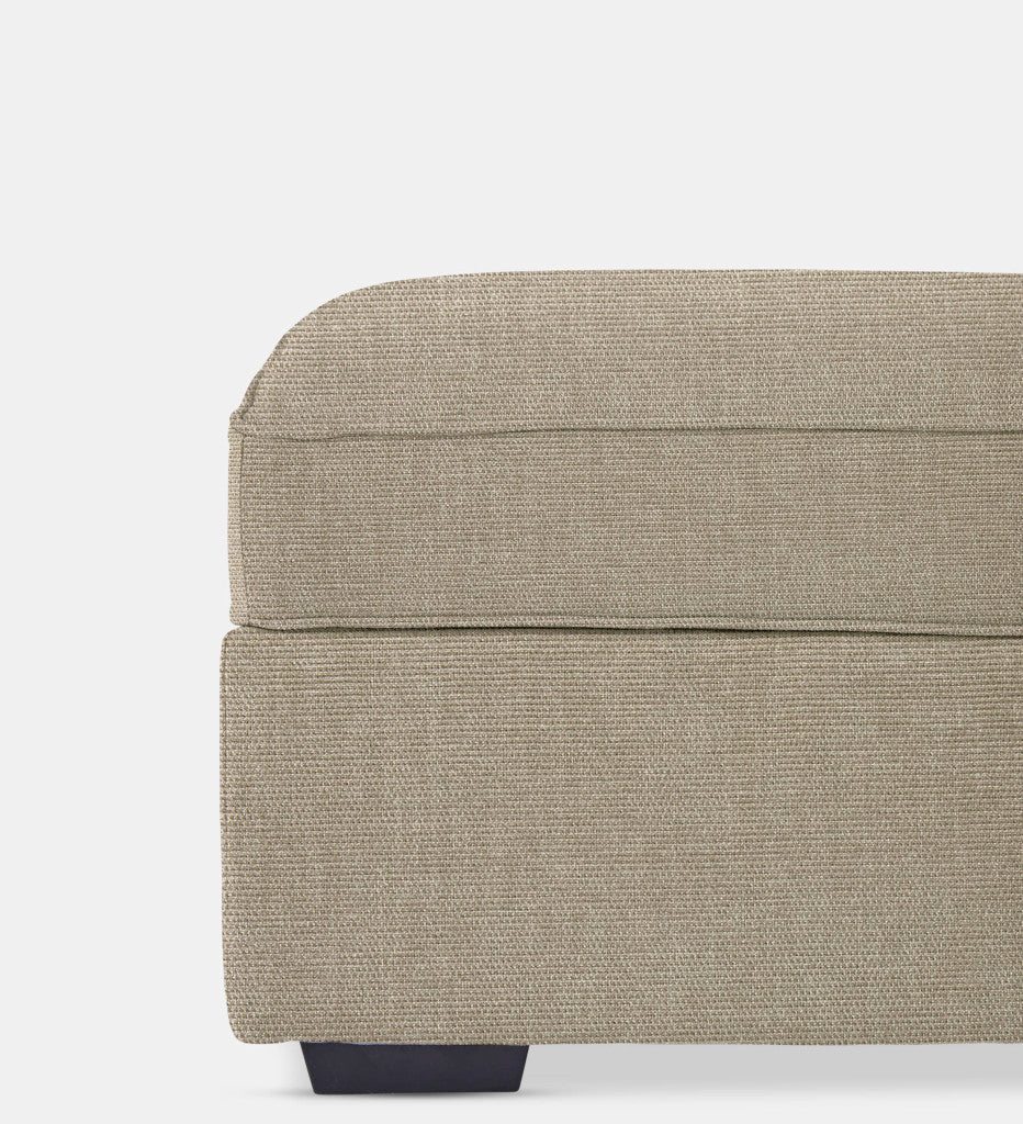 Lodge Fully Upholstered Square Ottoman (69635)