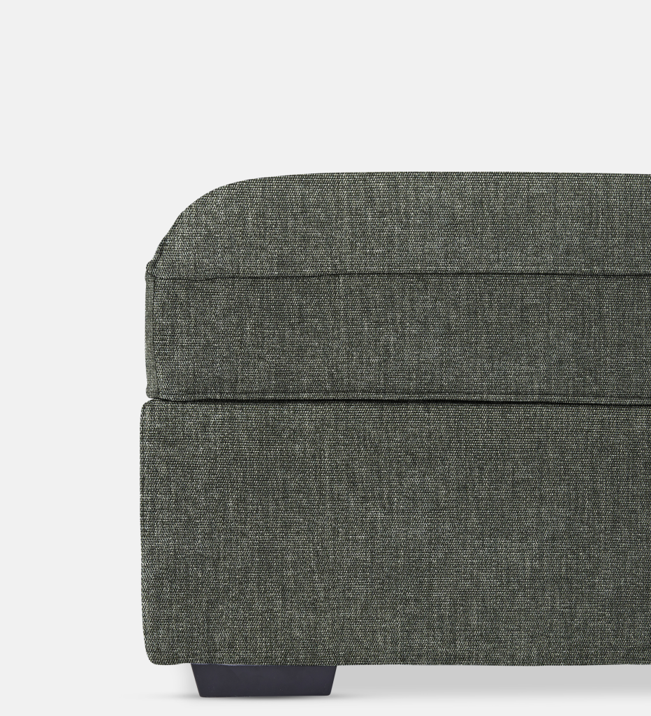 Lodge Fully Upholstered Square Ottoman (67902)