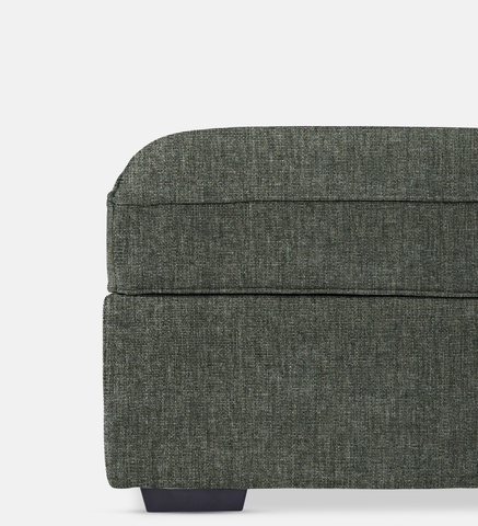 Lodge Fully Upholstered Square Ottoman (67902)