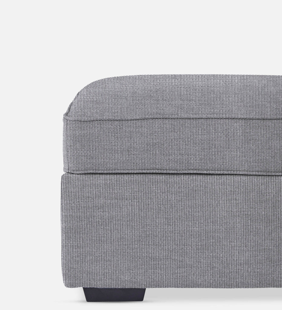 Lodge Fully Upholstered Square Ottoman (68464)