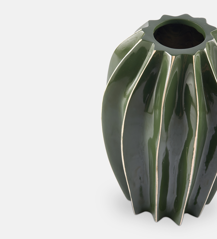Malia Ribbed Vase (96645)