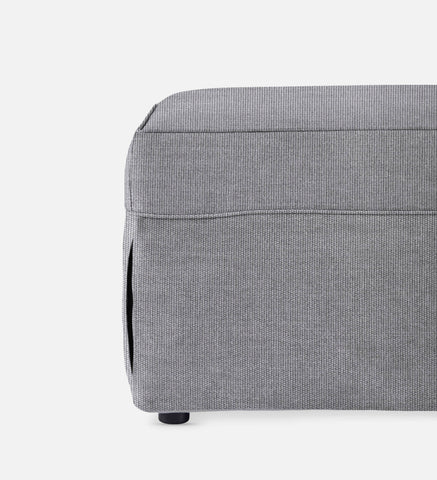 Manhattan Slipcover Square Ottoman (68283)