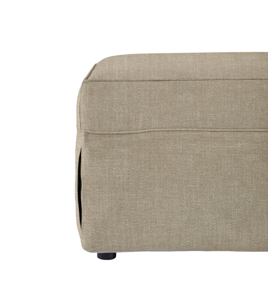 Manhattan Slipcover Square Ottoman (69471)