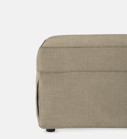 Manhattan Slipcover Square Ottoman (89949)