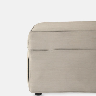 Manhattan Slipcover Square Ottoman