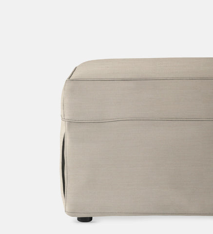 Manhattan Slipcover Square Ottoman