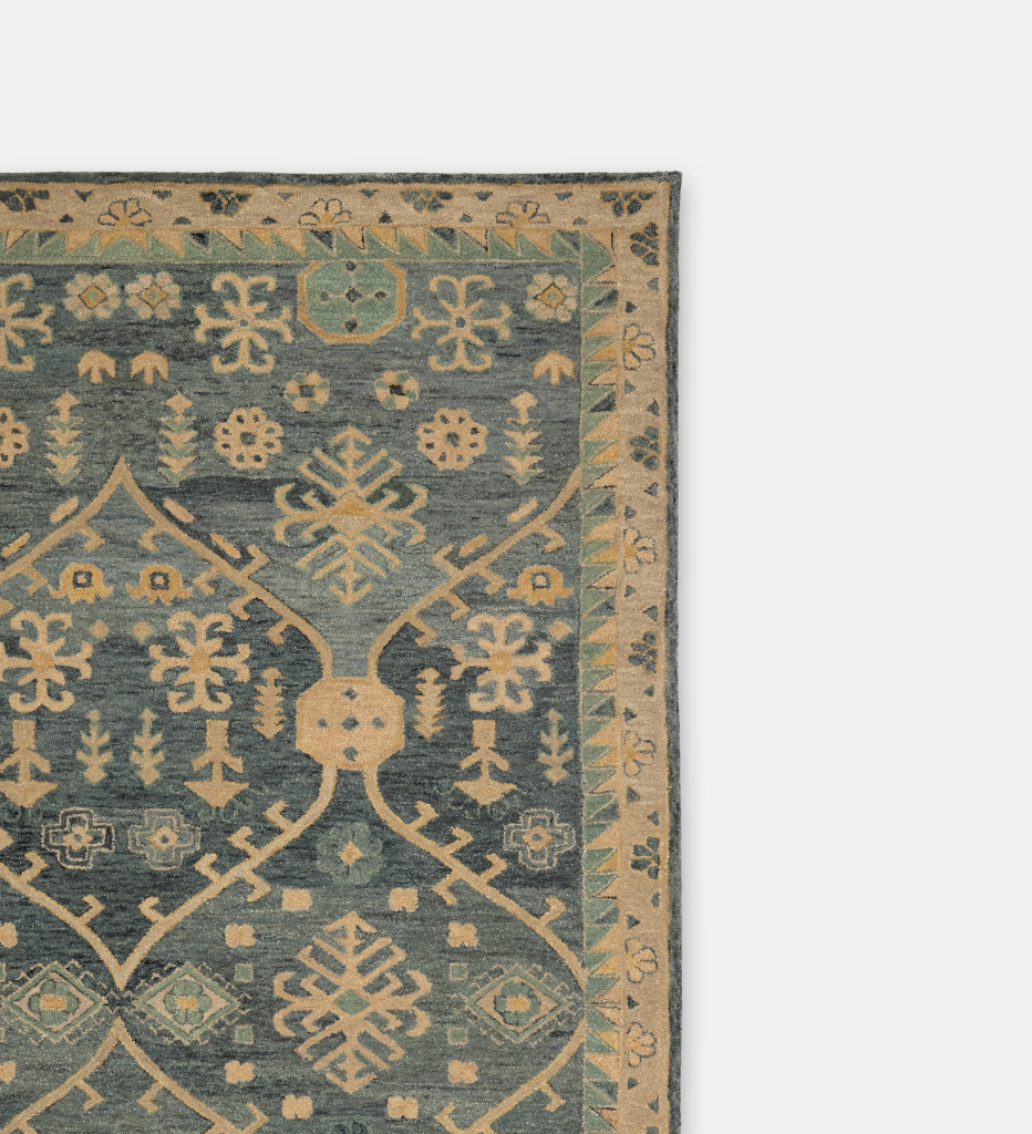 Meera Aztec Wool Tufted Rug (103535)