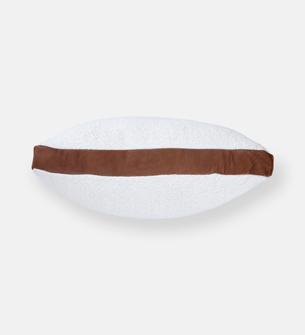 Nia Boucle Scatter with Leather Detail (93619)