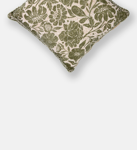 Olive Thread Print Scatter Cushion (94472)