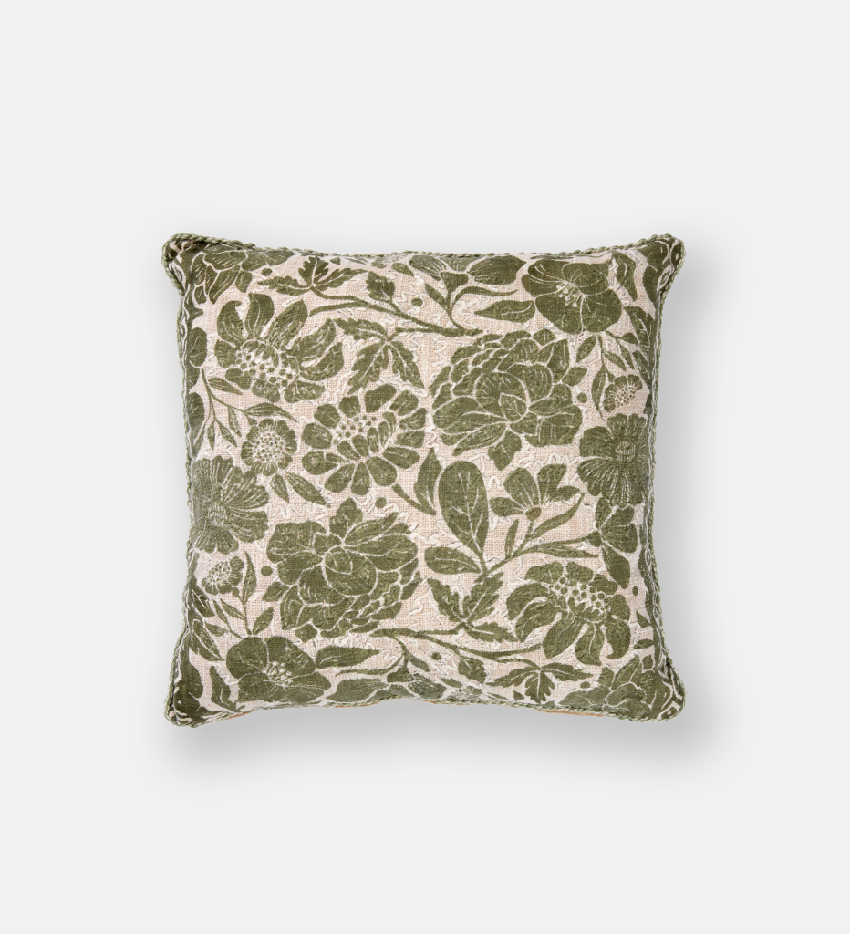 Olive Thread Print Scatter Cushion (94471)