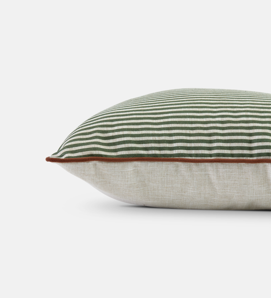 Olive Thread Stripe Scatter (94688)