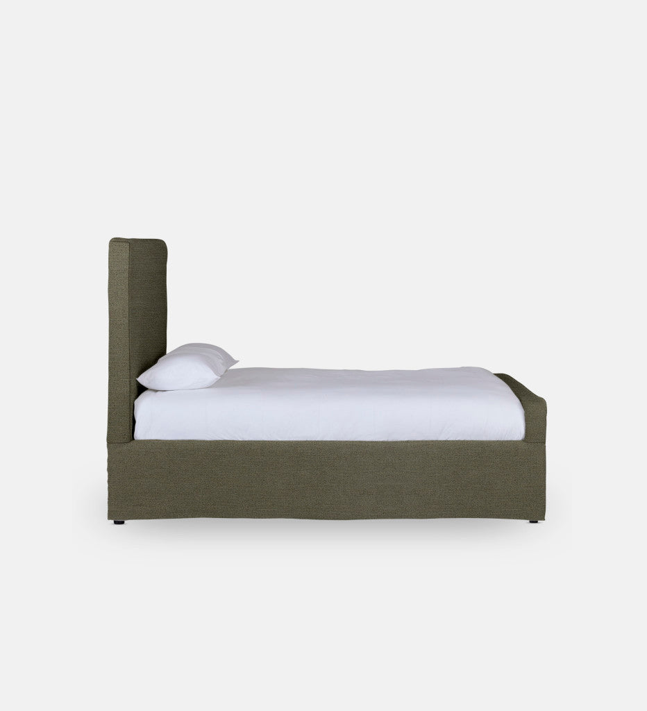 Olivia Slipcover Full Bed King KD Extra Length (47525)