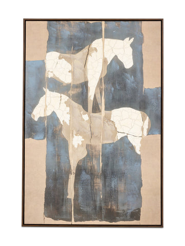 Textured Horse Wall Art (105514)