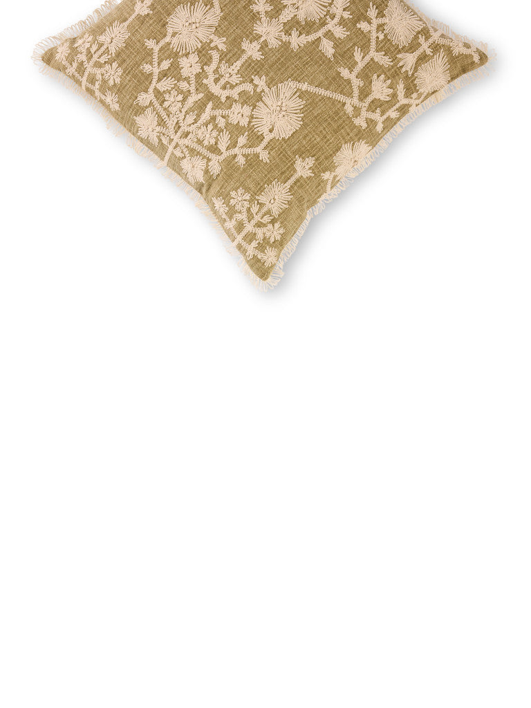 Evergreen Embroided Floral Scatter (105520)