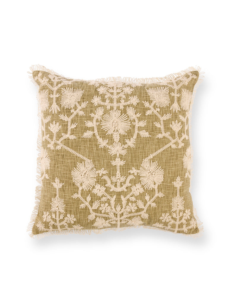 Evergreen Embroided Floral Scatter (105521)