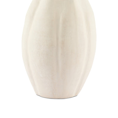 Misha Ribbed Vase Natural