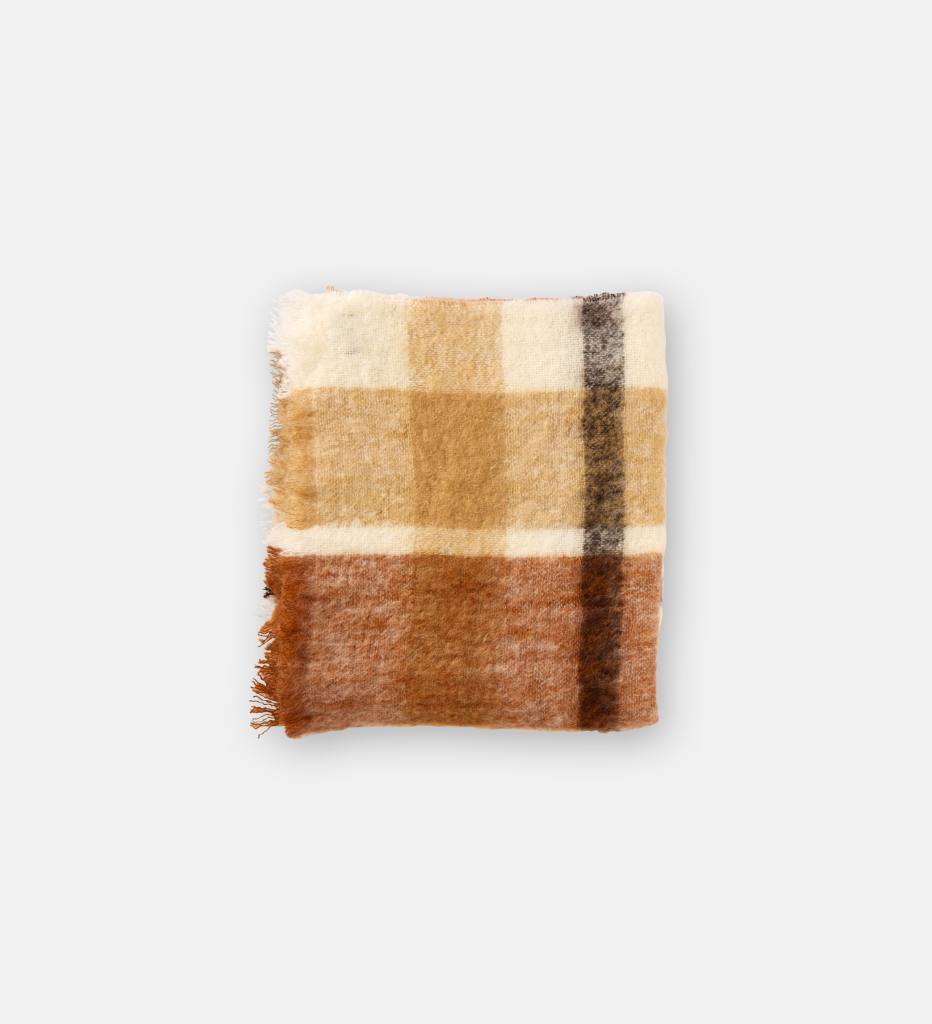 Luna Check Mohair Throw (102765)