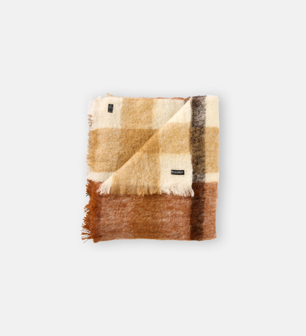 Luna Check Mohair Throw (102764)