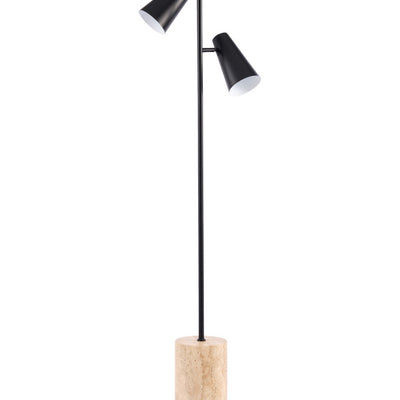 Travertine Floor Lamp