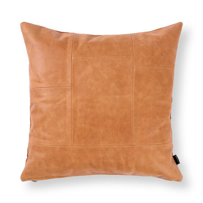 Leather Panel Scatter Cushion