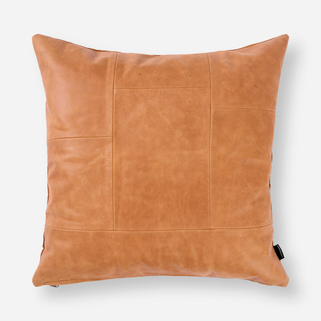 Leather Panel Cushion Scatter (110910)