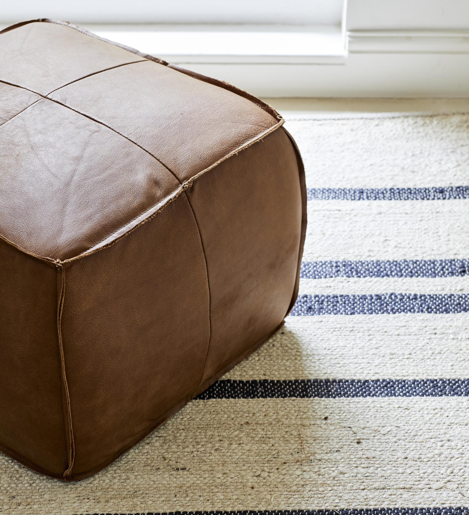 Pax Leather Ottoman (37478)