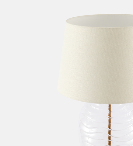 Rachel Ribbed Glass Table Lamp (102844)