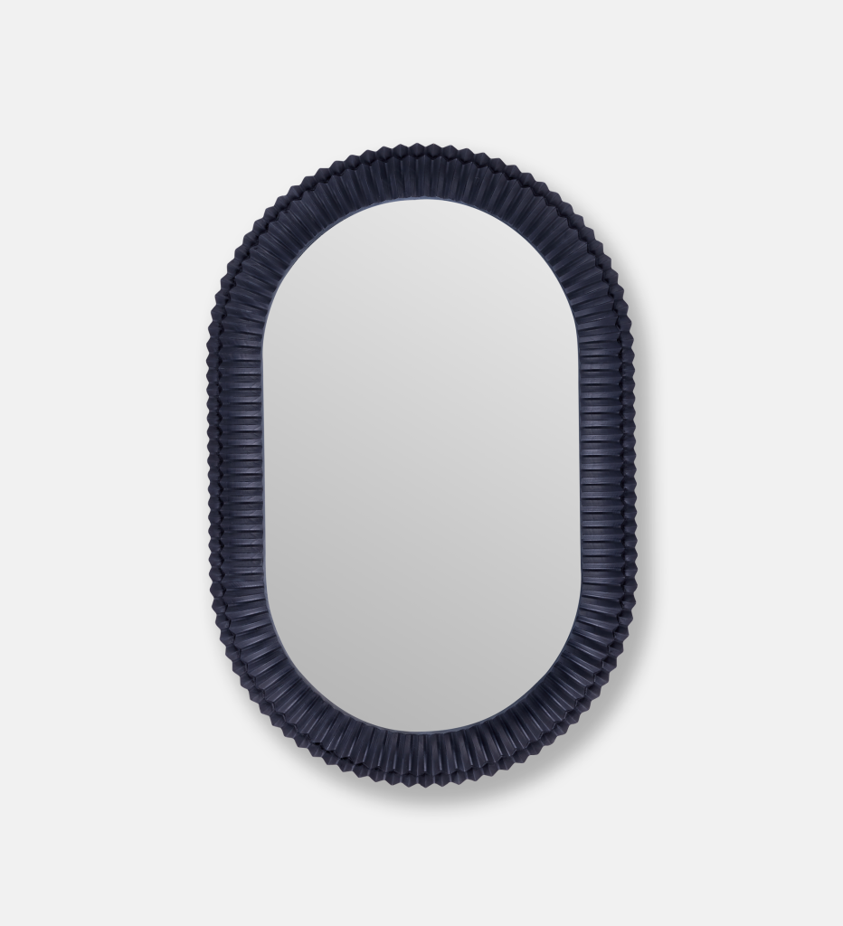 Ribbed Oval Mirror (104860)