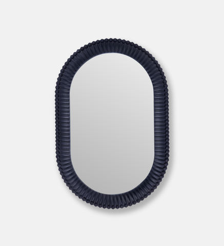 Ribbed Oval Mirror (104860)