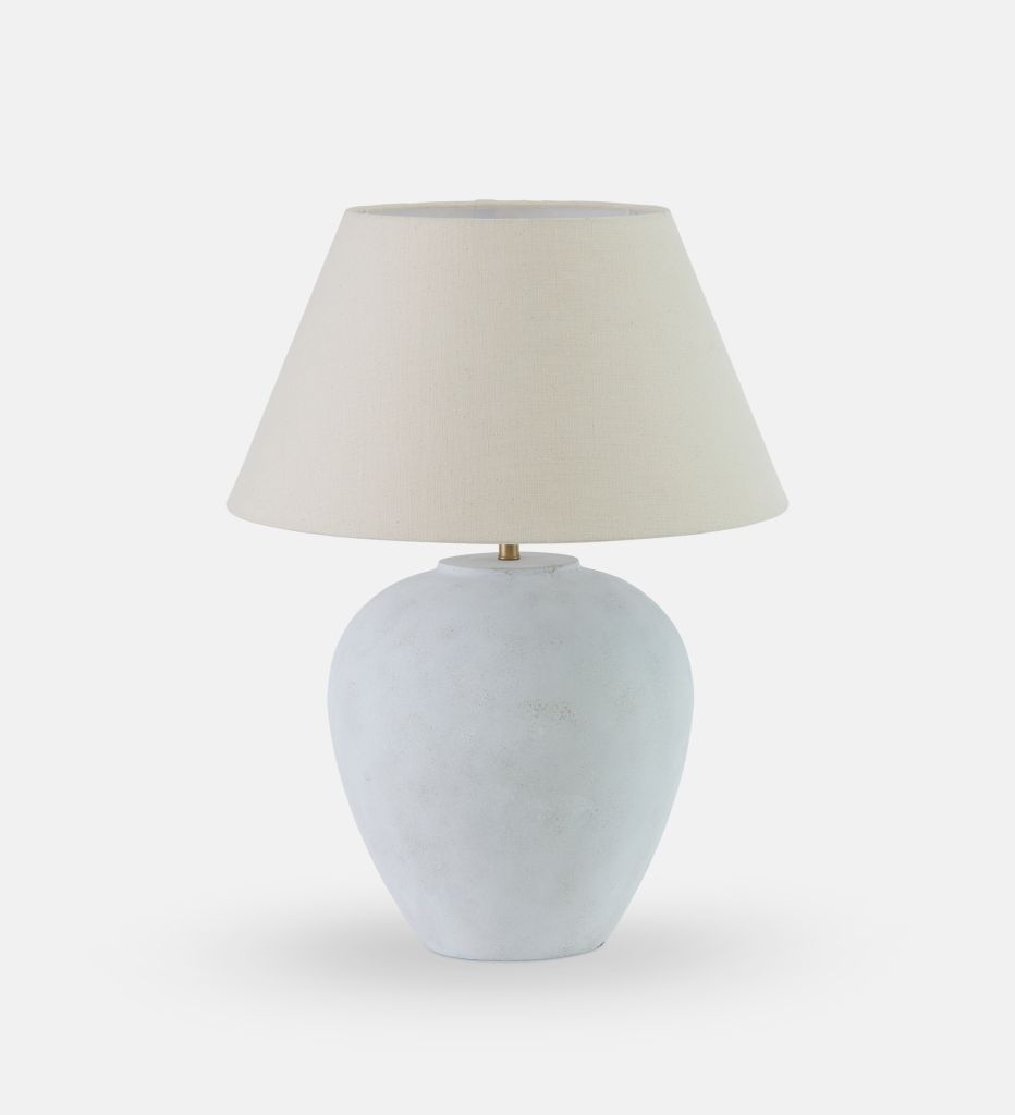 Robert Table Lamp Stipple White (106609)