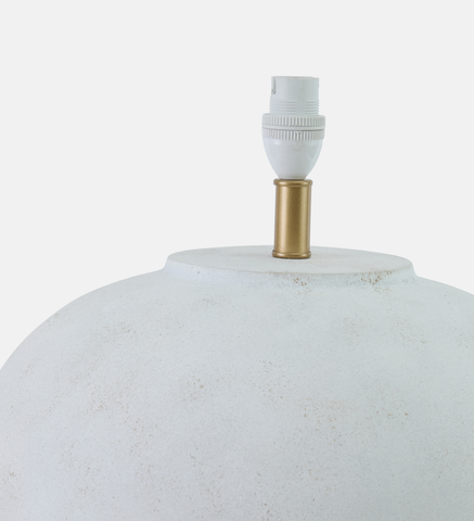 Robert Table Lamp Stipple White (106611)