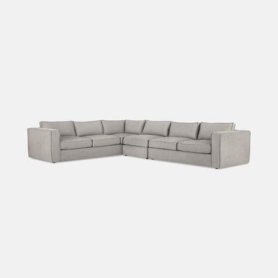 Rosco Upholstered Full Corner Couch Left