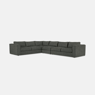 Rosco Upholstered Full Corner Couch Left