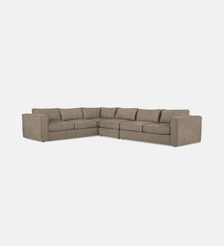 Rosco Upholstered Full Corner Couch Left