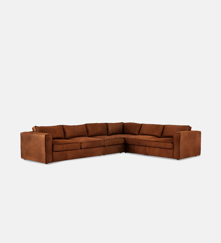 Rosco Upholstered Full Corner Couch Left