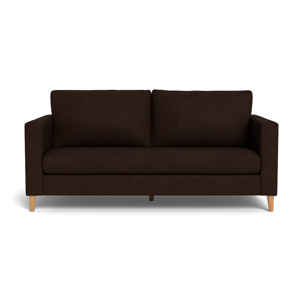 Sami Leather 2 Seater Wooden Leg (92925)